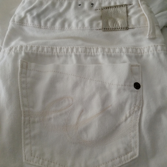 Vintage X2 Quality Denim Cream Jeans - Picture 2 of 4